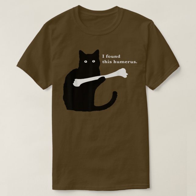 Camiseta Encontrei Este Humero De Gatos Engraçados. (Frente do Design)
