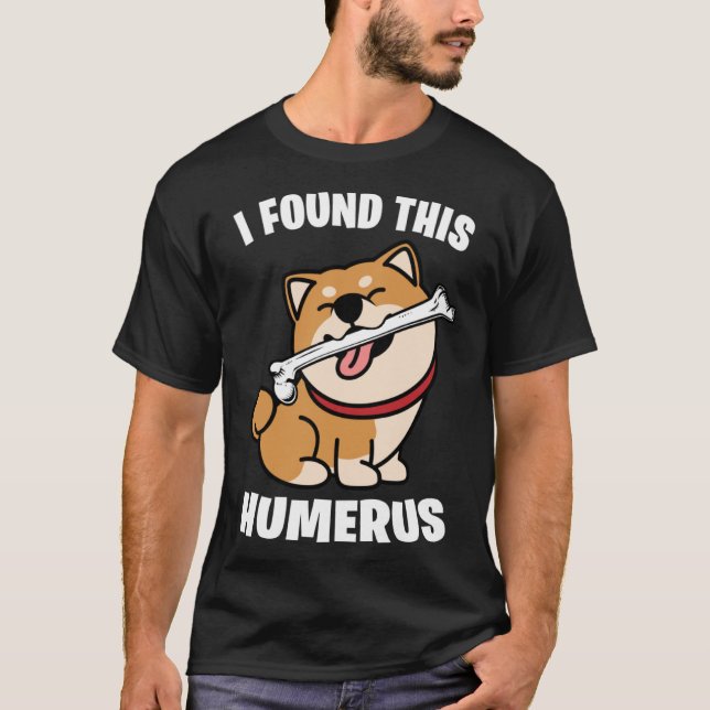 Camiseta Encontrei Este Humero Shiba Inu (Frente)