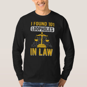 Camiseta Encontrei Lacunas No Advogado Da Faculdade De Dire