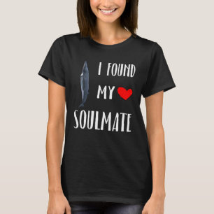 Camiseta Encontrei Meu Dia de Cônjuge Anão Baleia Minke