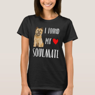 Camiseta Encontrei Meu Melhor Amigo Do Cairn Terrier Dog