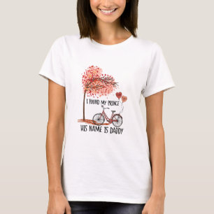 Camiseta Encontrei Meu Príncipe Seu Nome É Pai