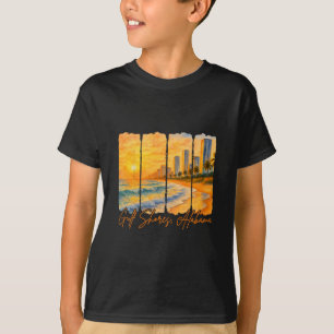 Camiseta Encontrem-se em Gulf Shores Alama Viagem Viagem En