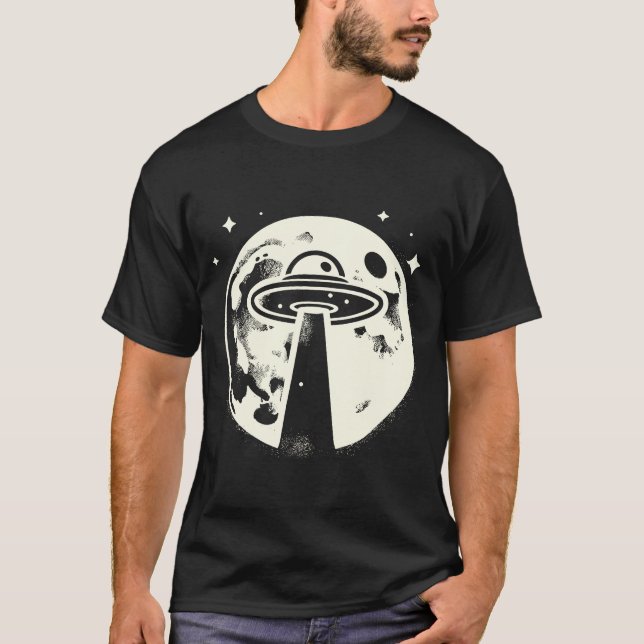 Camiseta Encontro Alien na Lua (Frente)