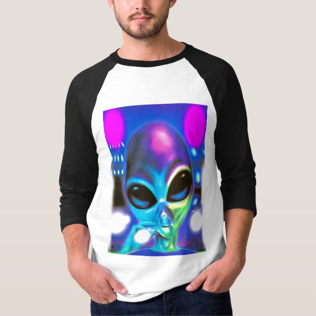 Camiseta Encontro alienígena (Frente)