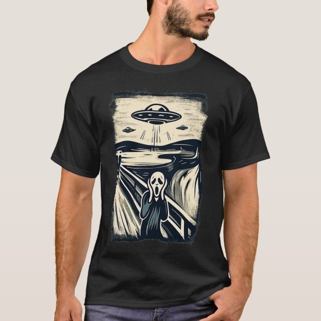 Camiseta Encontro Alienigena 'O Grito' (Frente)
