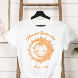 Camiseta Encontro Celestial Personalizado Eclipse 