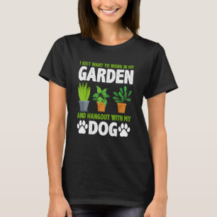 Camiseta Encontro Com Meu Cachorro e Jardim Cachorro Jardin