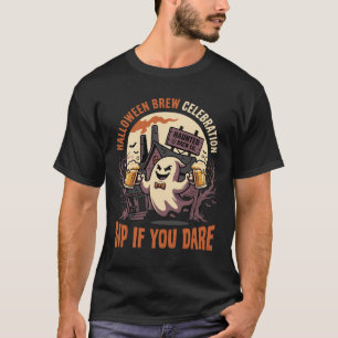 Camiseta Encontro da Cervejaria Assombrada de Halloween