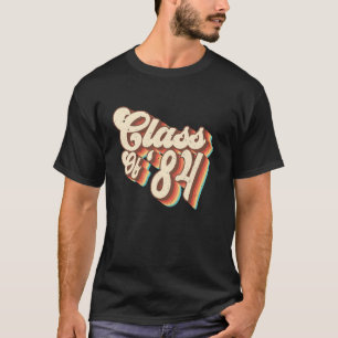Camiseta Encontro da turma de 1984 Retro Turma de 84 Gradua
