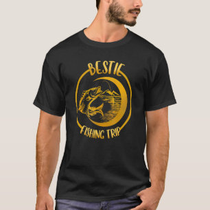 Camiseta Encontro da Viagem de Pesca da Melhor Amiga É Féri