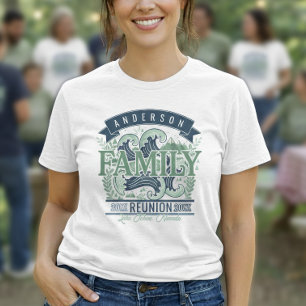 Camiseta Encontro de Família no Lago das Montanhas Motivo l