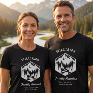 Camiseta Encontro de Família Personalizado na Montanha
