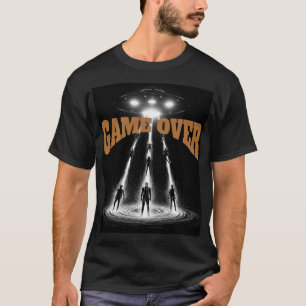 Camiseta Encontro de OVNI Sobre Planeta Distante: Abdução C