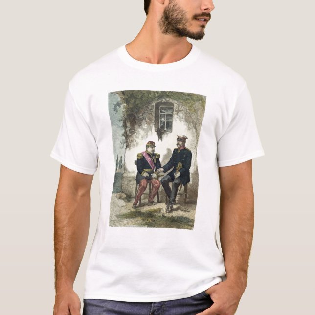 Camiseta Encontro entre Otto von Bismarck e Napoleon (Frente)