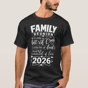Camiseta Encontro Familiar 2026 Louco Amor Barulhento Corre