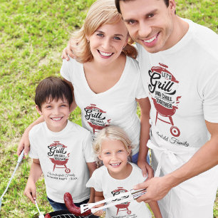 Camiseta Encontro Familiar Churrasco Anual da Festa de Verã