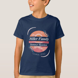 Camiseta Encontro Familiar Personalizado no Lago