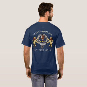 Camiseta Encontro Personalizado da Família Clã Adair