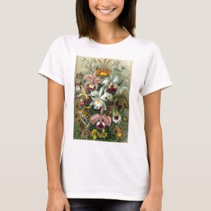 Camiseta encontro romântico flores rsvp colorido chique