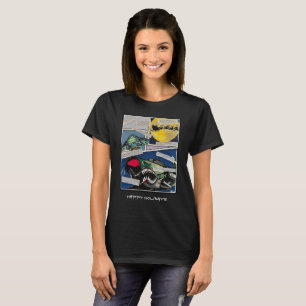 Camiseta 'Encontros de Natal' Pintura em um
