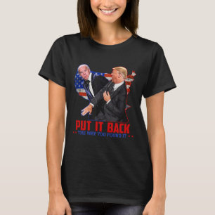 Camiseta Encontrou-O De Volta Como Encontrou-O Engraçada