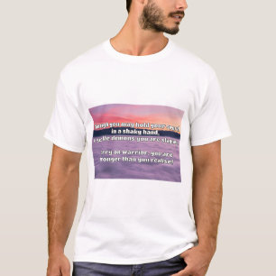 Camiseta Encorajamento à cotação positiva do Empath Warrior