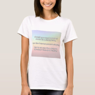 Camiseta Encorajamento à cotação positiva do Empath Warrior