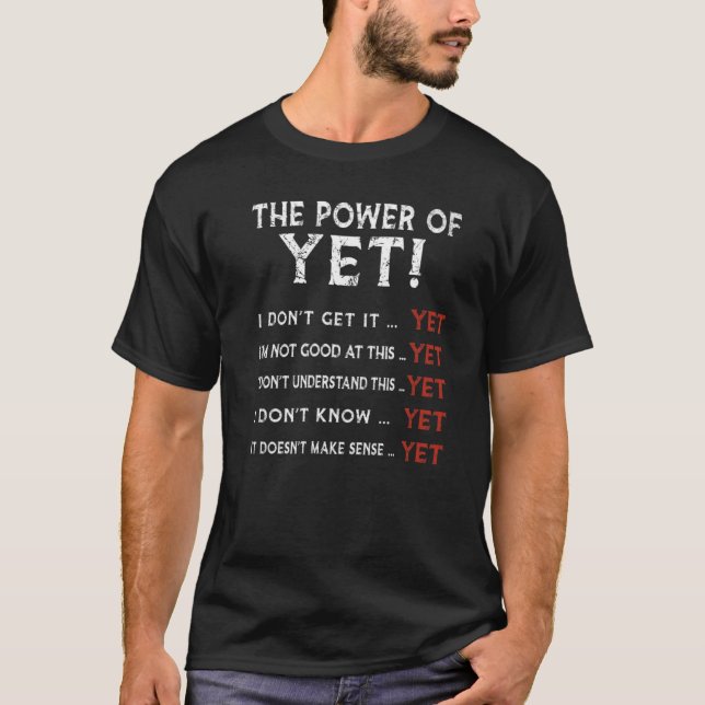 Camiseta Encorajamento Acredita No Poder Do Ainda Motivati (Frente)