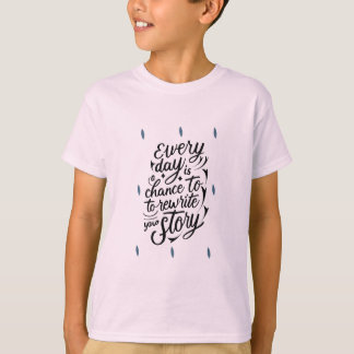 Camiseta Encorajando a crença em seu Design de mensagem