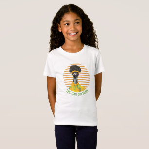 Camiseta Encorajando Uma Uem Cheerful - Você Pode Fazer Iss