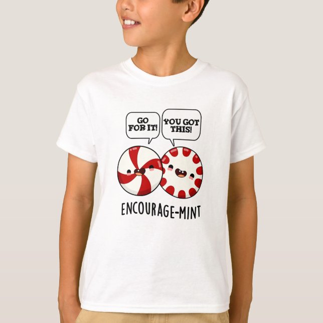 Camiseta Encorajar o Engraçado Engraçado Candy Pun (Frente)