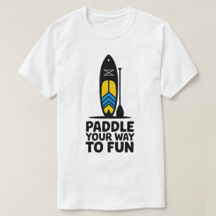 Camiseta Encoste seu caminho para divertir-se com a Design