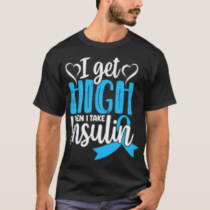 Camiseta Encosto-Me E Tomo Insulina Engraçada Tipo 1 Tipo 2