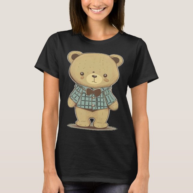 Camiseta Encouraging Teddy Bear (Frente)