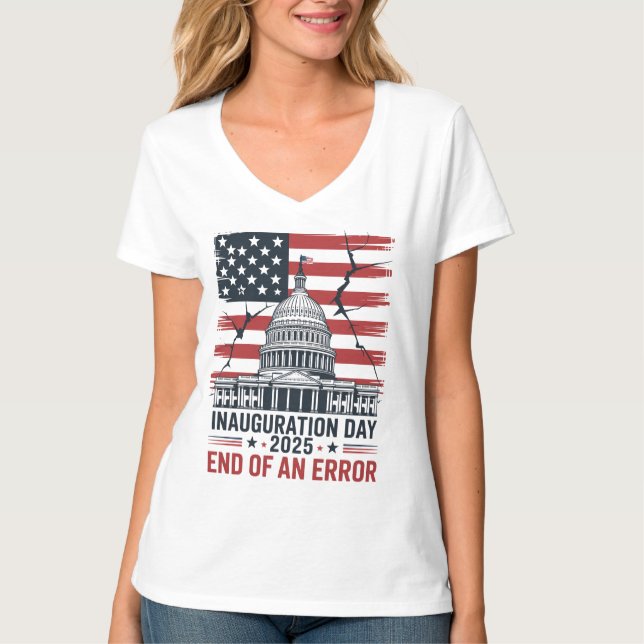 Camiseta End of an Error Patriotic 2025 Inauguration Tee (Frente)