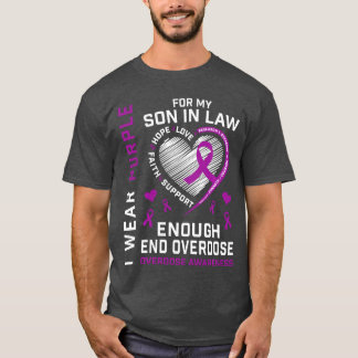 Camiseta End Overdose Awareness Shirt Enough Purple For My 