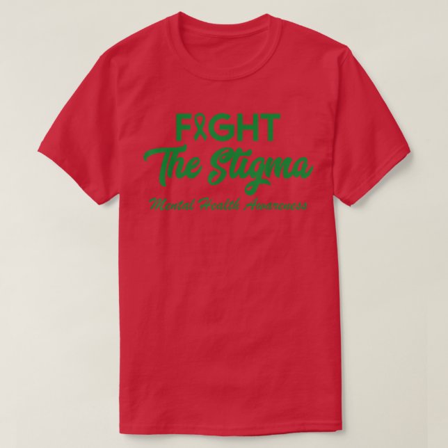 Camiseta End The Stigma Mental Health Matters Mental Health (Frente do Design)