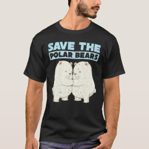 Camiseta Endangered Animal Climate Change Cute Arctic Polar