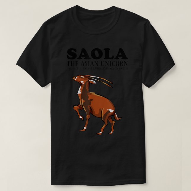 Camiseta Endangered Species Day 2022 Theme - SAOLA The Asia (Frente do Design)