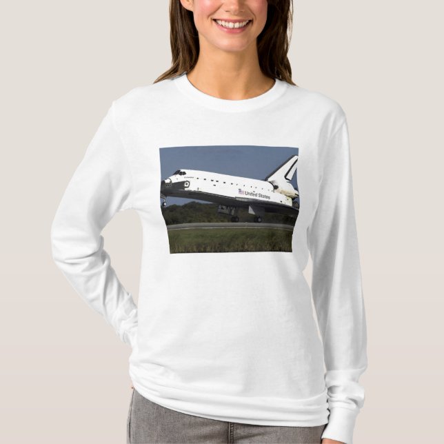 Camiseta Endeavor do Envelope Espacial 27 (Frente)