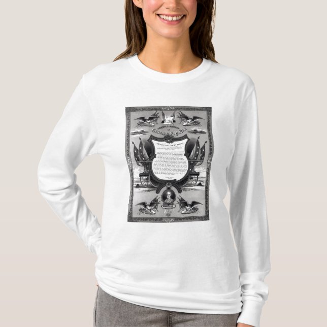 Camiseta Endereço de adeus do general Robert E. Lee (Frente)