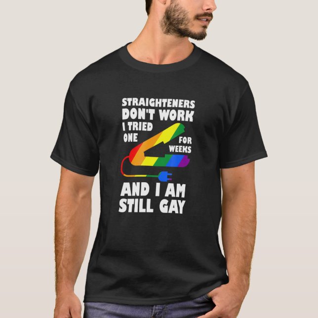 Camiseta Endireitantes Não Trabalham Lgbt Pride Gay Lésbica (Frente)