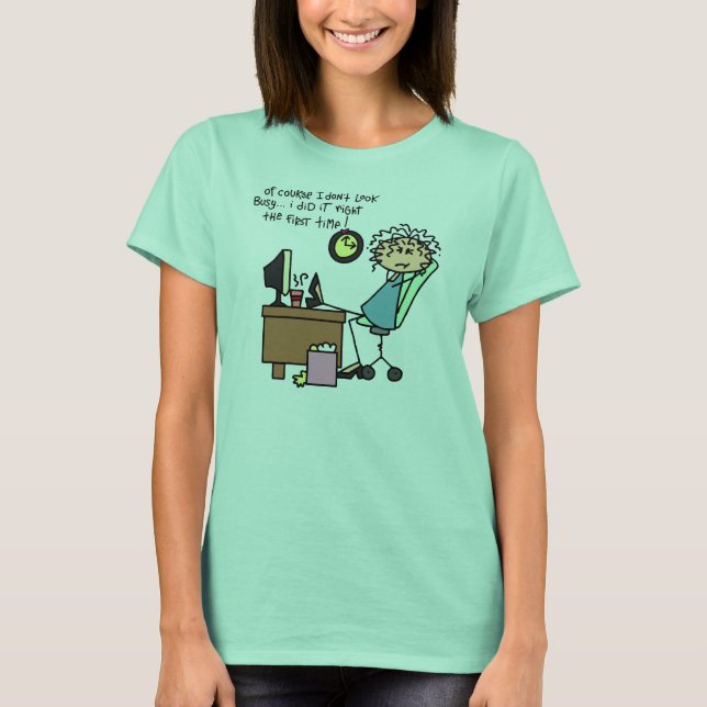 Camiseta Endireite a primeira vez o humor (Frente)