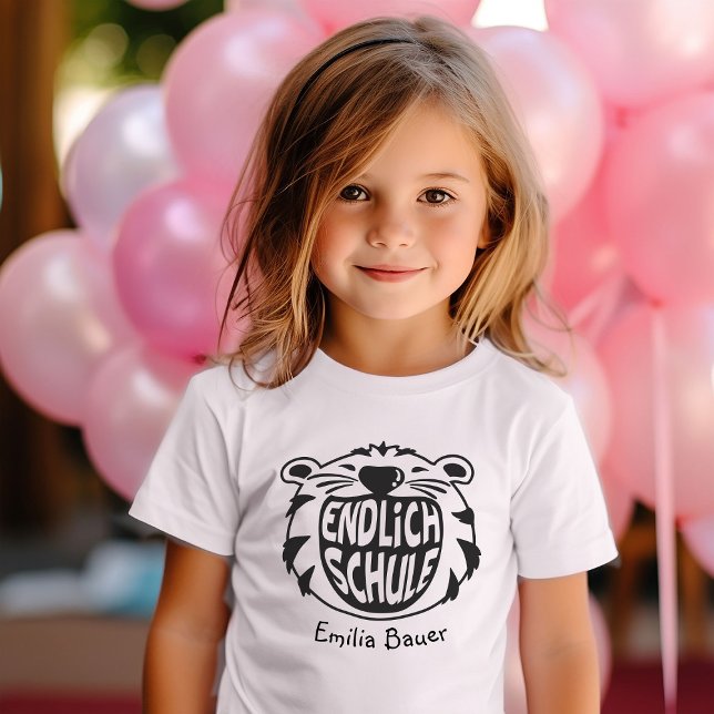 Camiseta Endlich Schule Schulkind 1 Klasse Einschulung (Criador carregado)