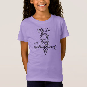 Camiseta Endlich Schulkind Schultuete 1 Klasse Einschulung