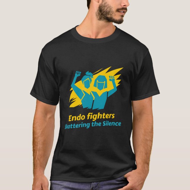Camiseta Endo combatentes quebrando o silêncio (Frente)