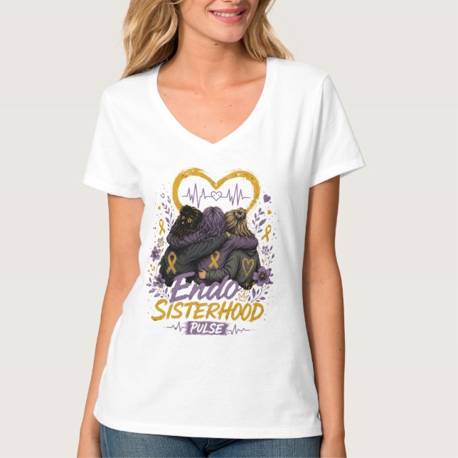 Camiseta Endo Irmandade Pulso Doença Crônica (Frente)