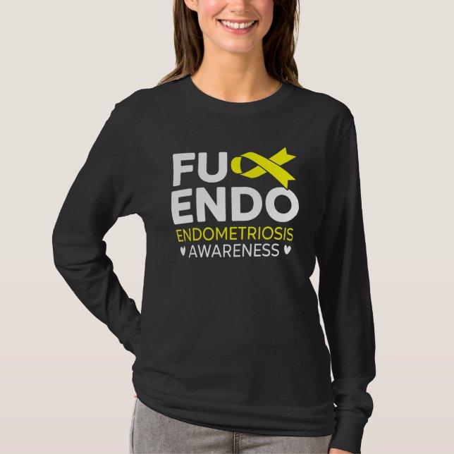 Camiseta Endo Warrior Endometriose Sensibilização (Frente)