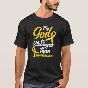 Camiseta Endo Warrior Meu Deus É Mais Forte Que Endometrios